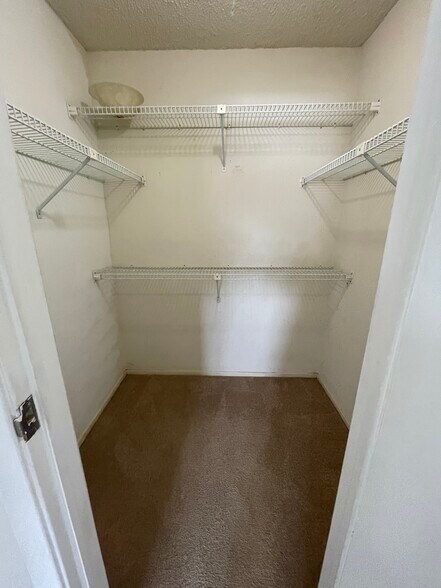 bedroom closet - 7024 N Holiday Dr