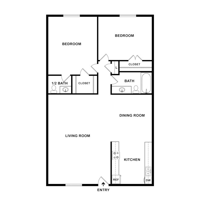 Floorplan - Avery Square Apartments