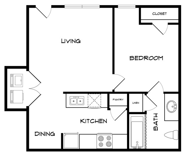 Floorplan - Burkburnett Residences