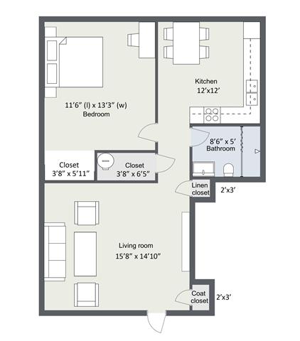 Floorplan - Great Plains Apartments