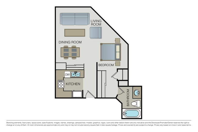 Floorplan - Essex Properties at Miracle Mile