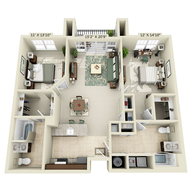 Floorplan - Bell Arlington Ridge