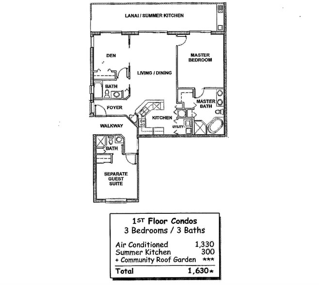 Floor Plan - 4450 Chickee Hut Ct
