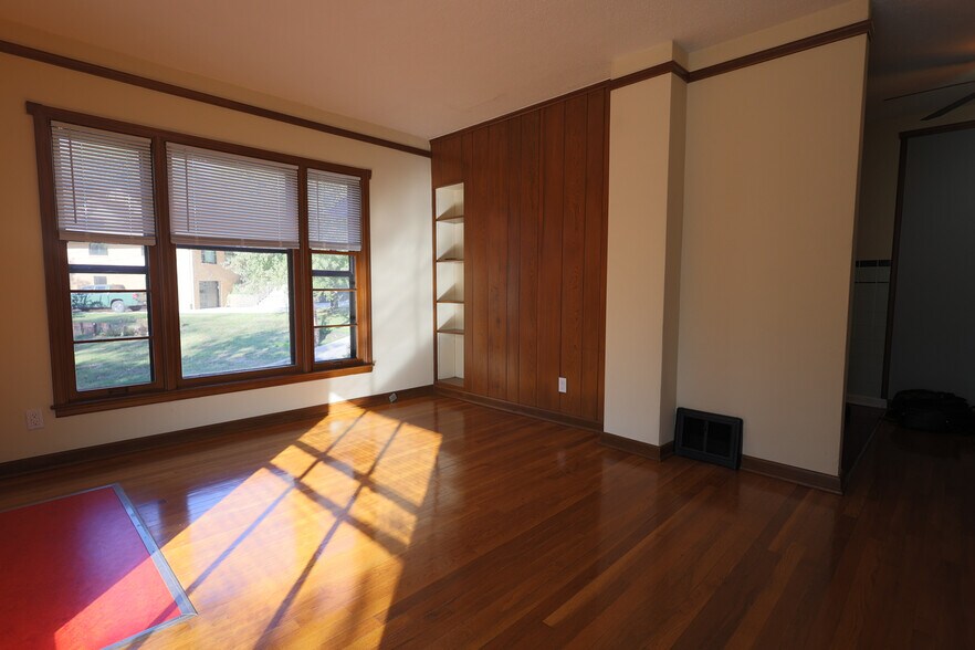 bookcase in living room - 2623 Terrace Rd