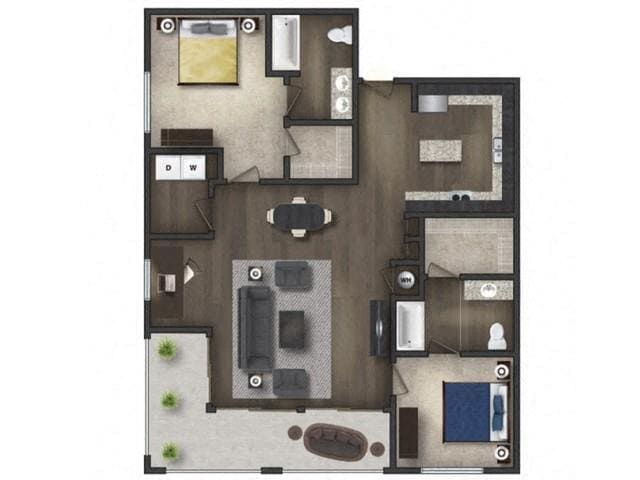 Floorplan - Flats on 4th