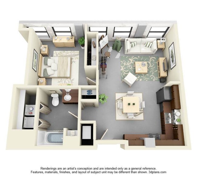 Floorplan - Metropolitan Artist Lofts