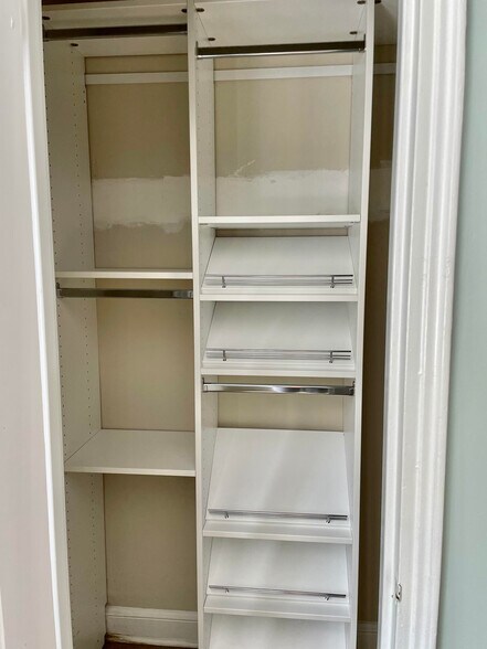 Walk-in closet with custom shelves (view 2) - 2339 40th Pl NW