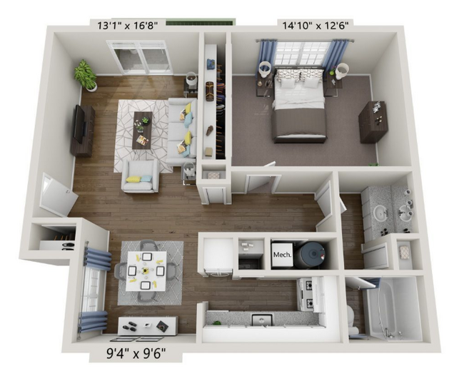 Floorplan - The Commons at Briarwood Park