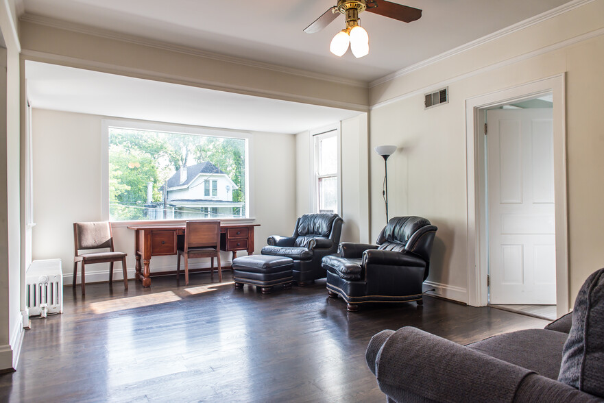 Living Room, large room, picture window at front of house - 15 North Ave