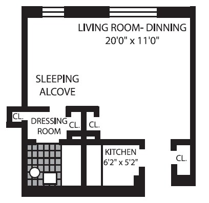 1BR/1BA - Roosevelt House