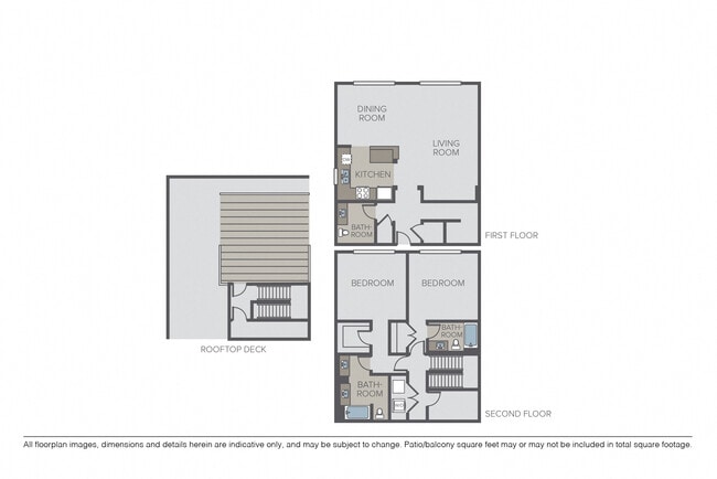 Plan 2B + Den Townhome + Rooftop Deck - Agora at South Main