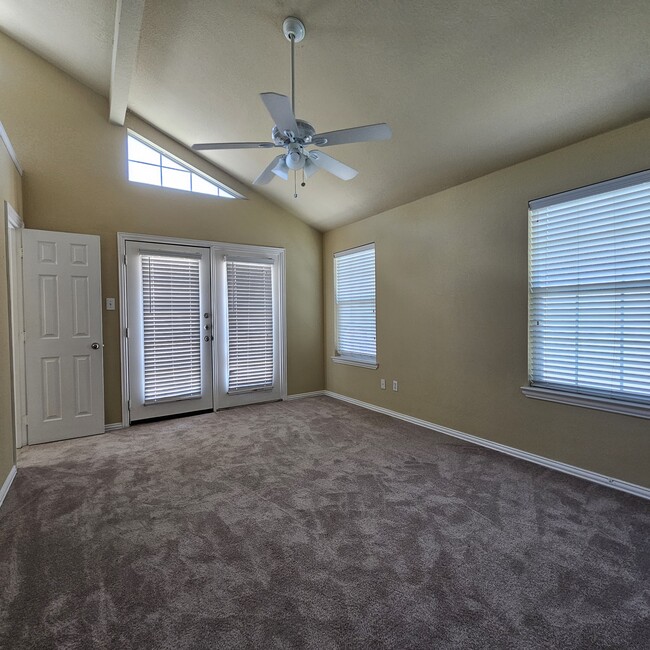 Master Bedroom w/direct access into backyard - 10126 Galway Dr