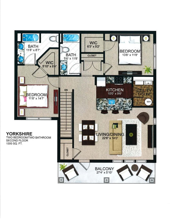Floorplan - The Kensington at Halfmoon