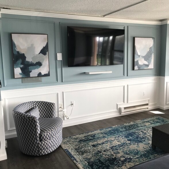 Open concept living area. Two TVs mounted and ready! - 480 Ocean Ave