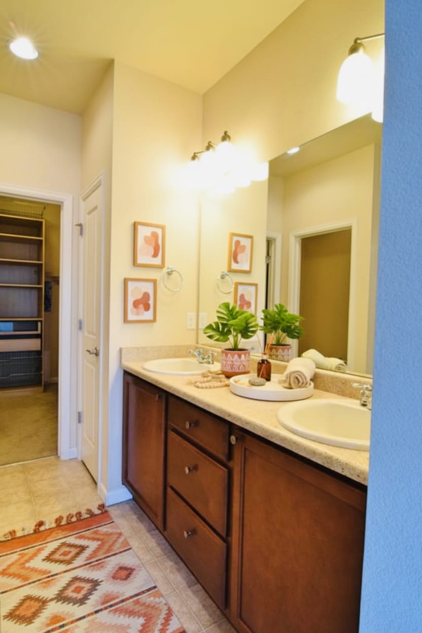 Virtual Staging - Double vanity in primary - 5580 W 72nd Ave