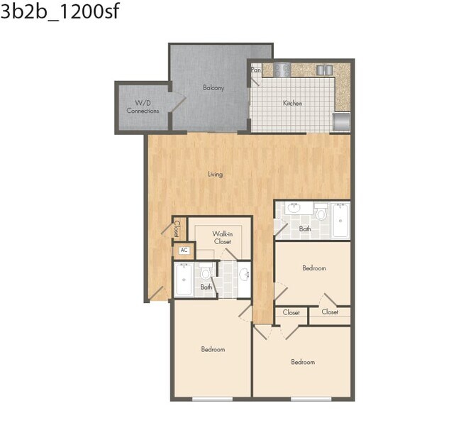 Floorplan - Timbercreek Apartments