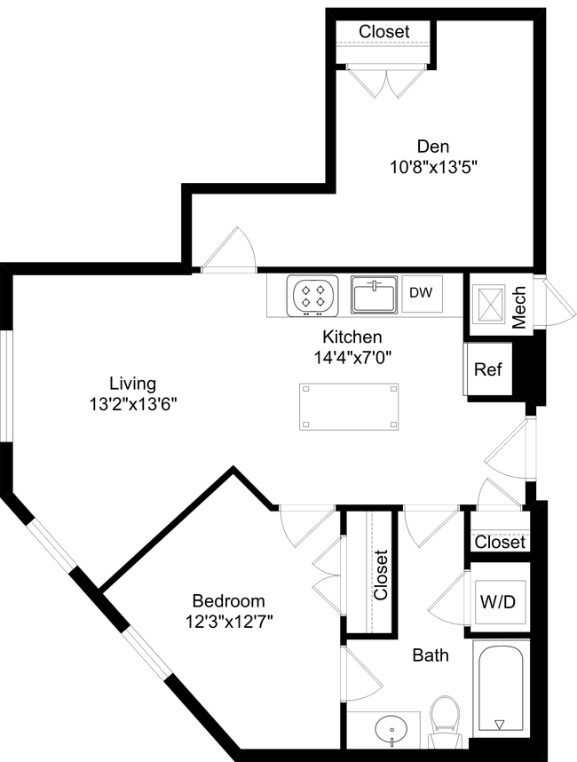 Floorplan - The Swift at Petworth Metro