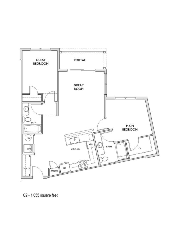Floorplan - Acequia Lofts