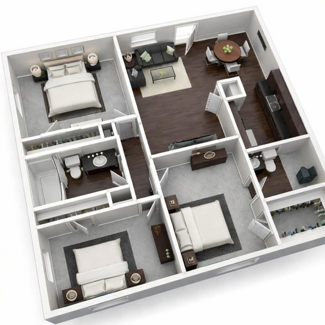 3A 1168 Sqft - Armon Bay