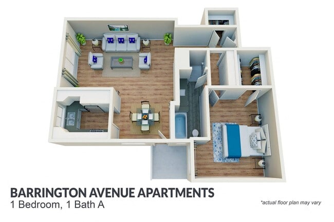 Floorplan - Barrington Avenue Apartment Homes