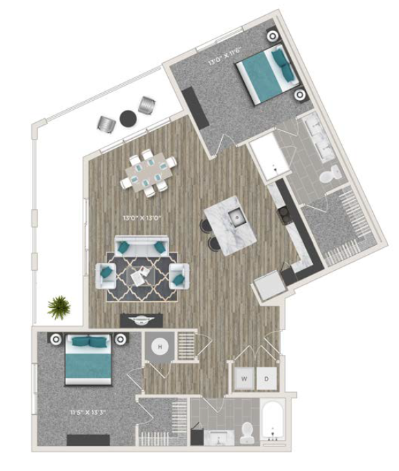 Floorplan - The Abbey