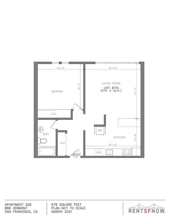 Floorplan - 888 Vermont