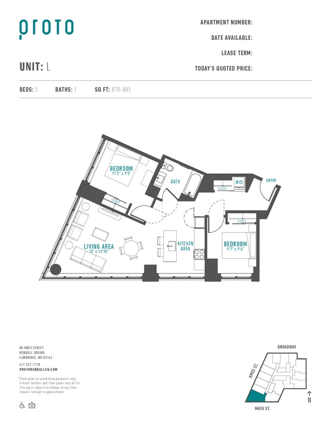 Floorplan - Proto Kendall Square