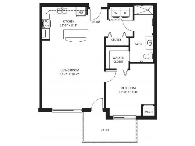 Floorplan - The View at Long Lake