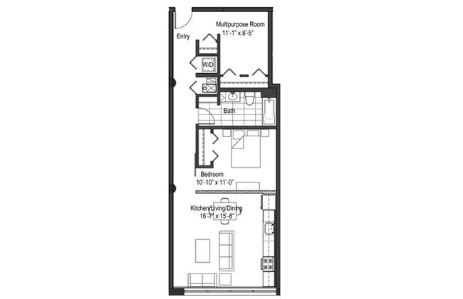 Floorplan - 13thirteen Randolph Street Lofts