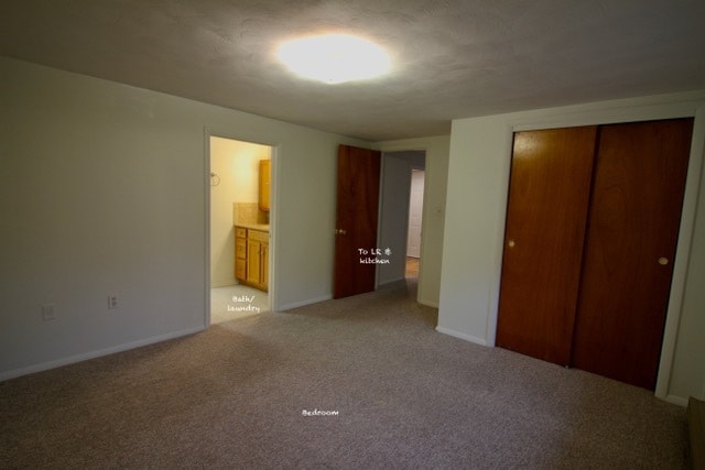 Bedroom looking toward bath and hall - 50 Park Ave