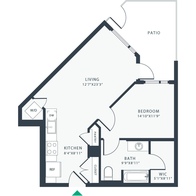 Floorplan - Link Apartments® Four12