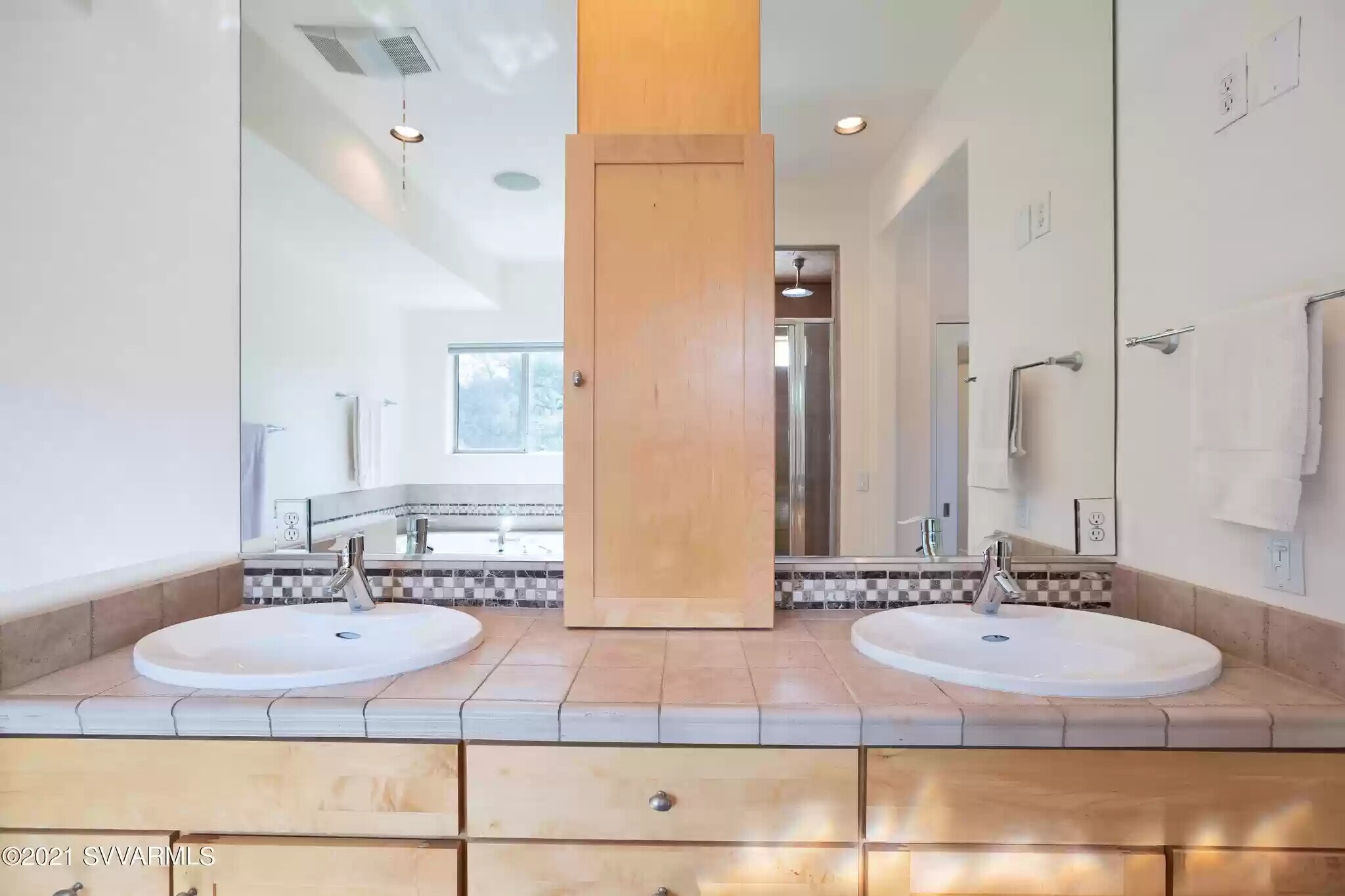 Master bath and downstairs has a bath - 185 Arroyo Pinon Dr