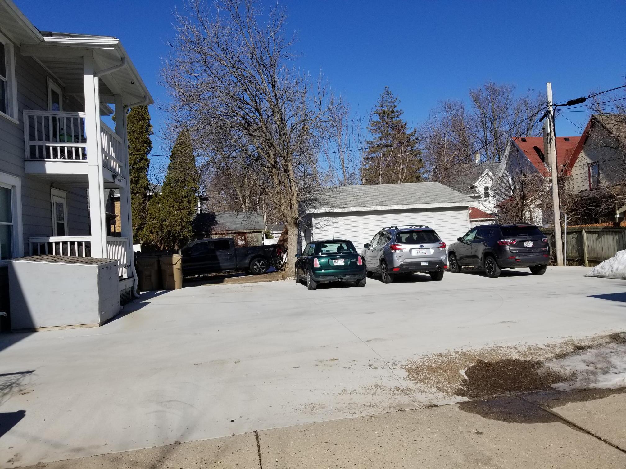 Concrete parking lot - 2045 E Washington Ave