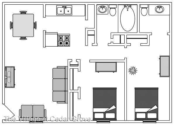 Two Bedroom, One and A Half Bath, 900 Square Feet - Aspire Richmond Hill