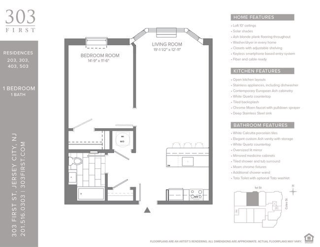 Floorplan - 303-311 First Street