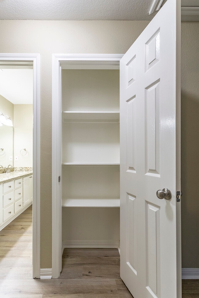 Linen closet in hall - 1627 Rock Hollow Loop
