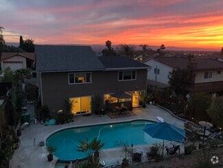 Sunset views from top of Property backyard - 26491 Fresno Dr