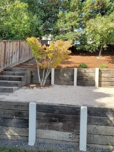 backyard 3rd level sandscape - 2040 Goldenrod Ln