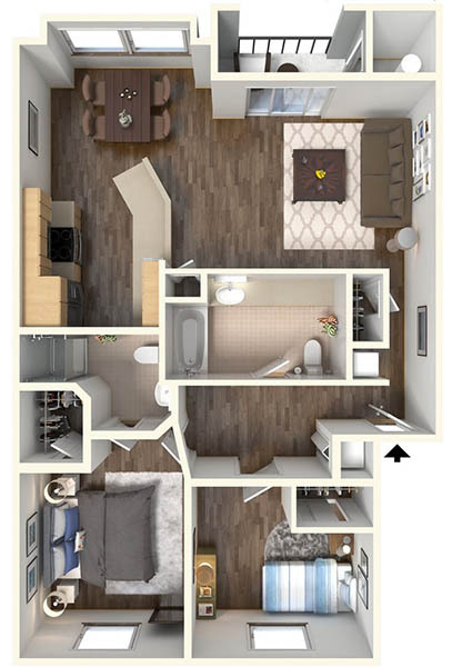 Floorplan - 2150 Apartments