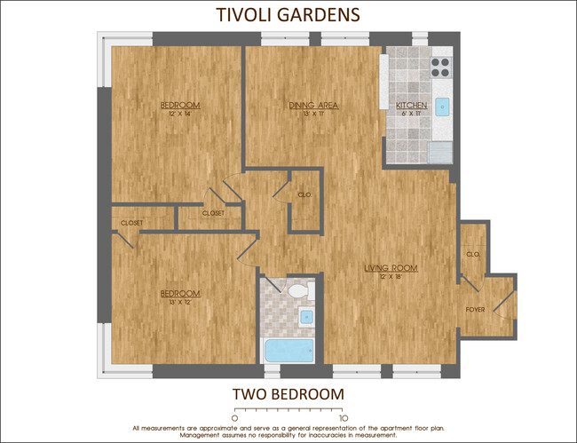 Floorplan - Tivoli Gardens