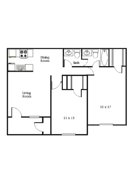 Floorplan - Sausalito Apartments