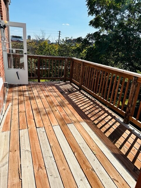 large Deck off of kitchen - 4204 McPherson Ave
