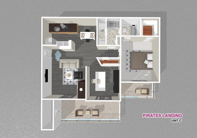 1 Bed/1 Bath - Pirates Landing