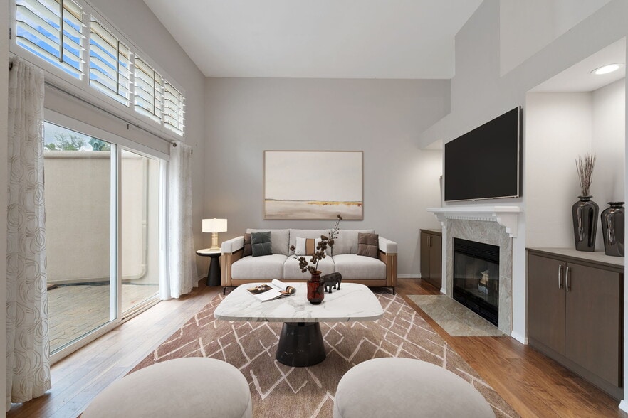Living Room when furnished - 663 Bishops Lodge Rd