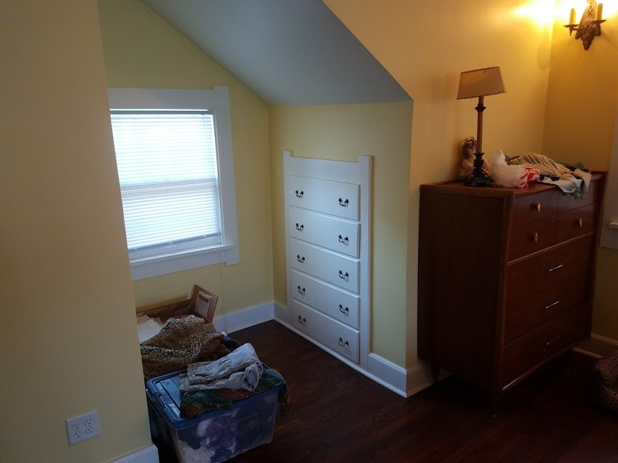 built in dressor in the bedroom - 1801 E 12th St