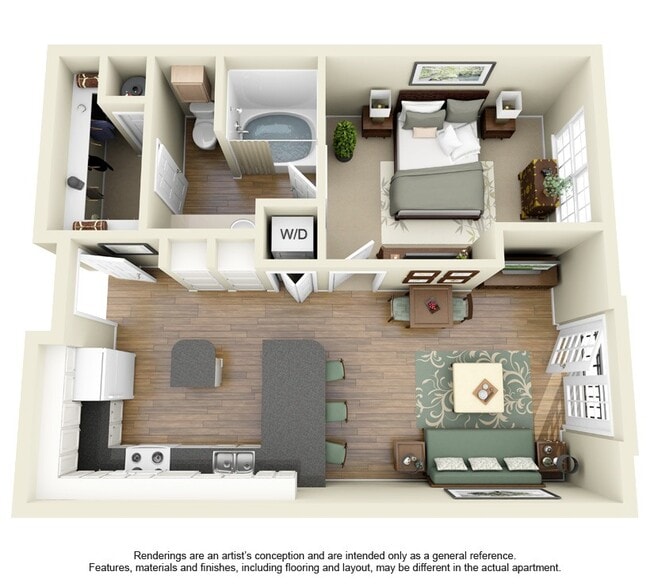 Floorplan - Villas at Katy Trail Apartments
