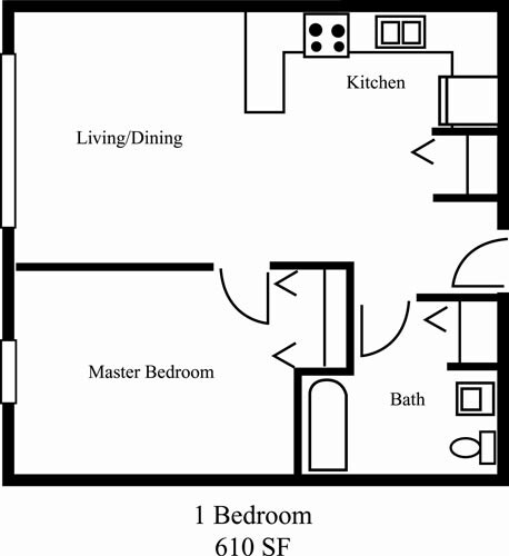 1BR/1BA - Lakewood Tower