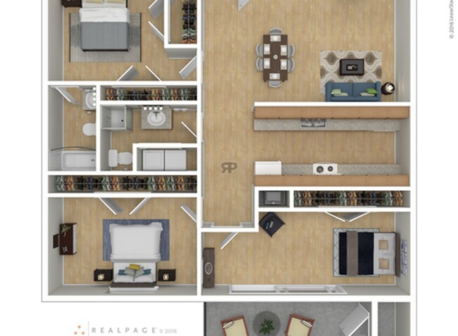 Floorplan - Brookway West Apartments