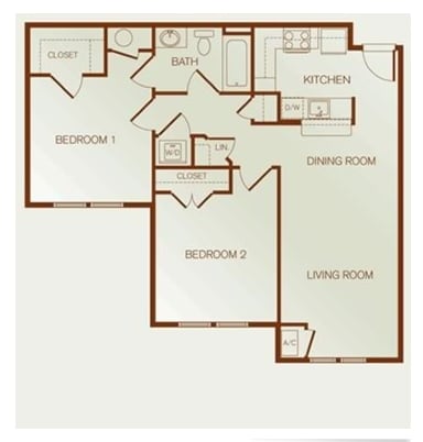 2BR/1BA - Parkview at Coventry Station