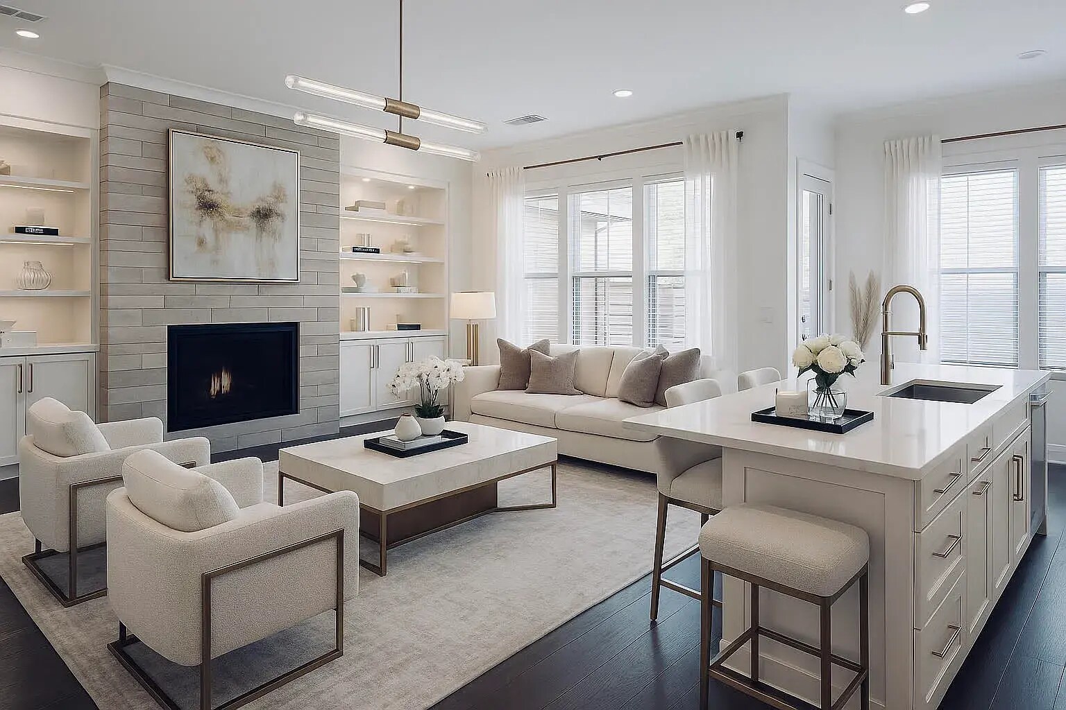 Living Area Staged - 304 Sonatina Ter